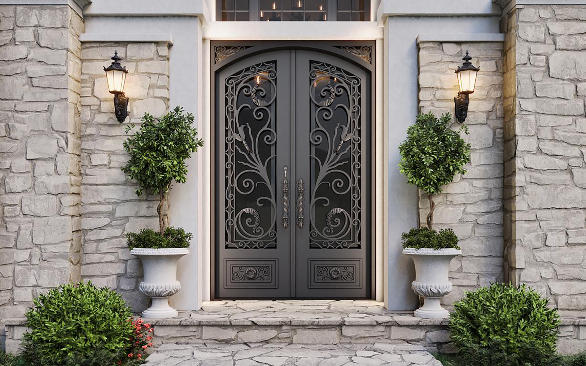 Aluminum Security Entry Doors