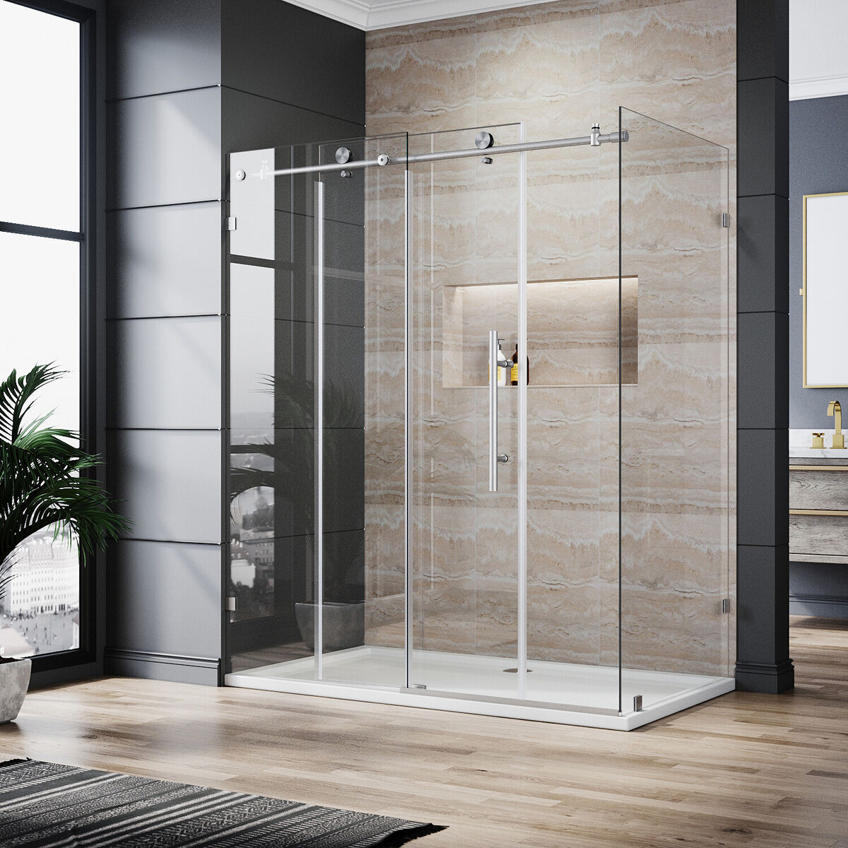 Premium 10mm Toughened Shower Glass Panels – Custom-Fit for Modern Bathrooms
