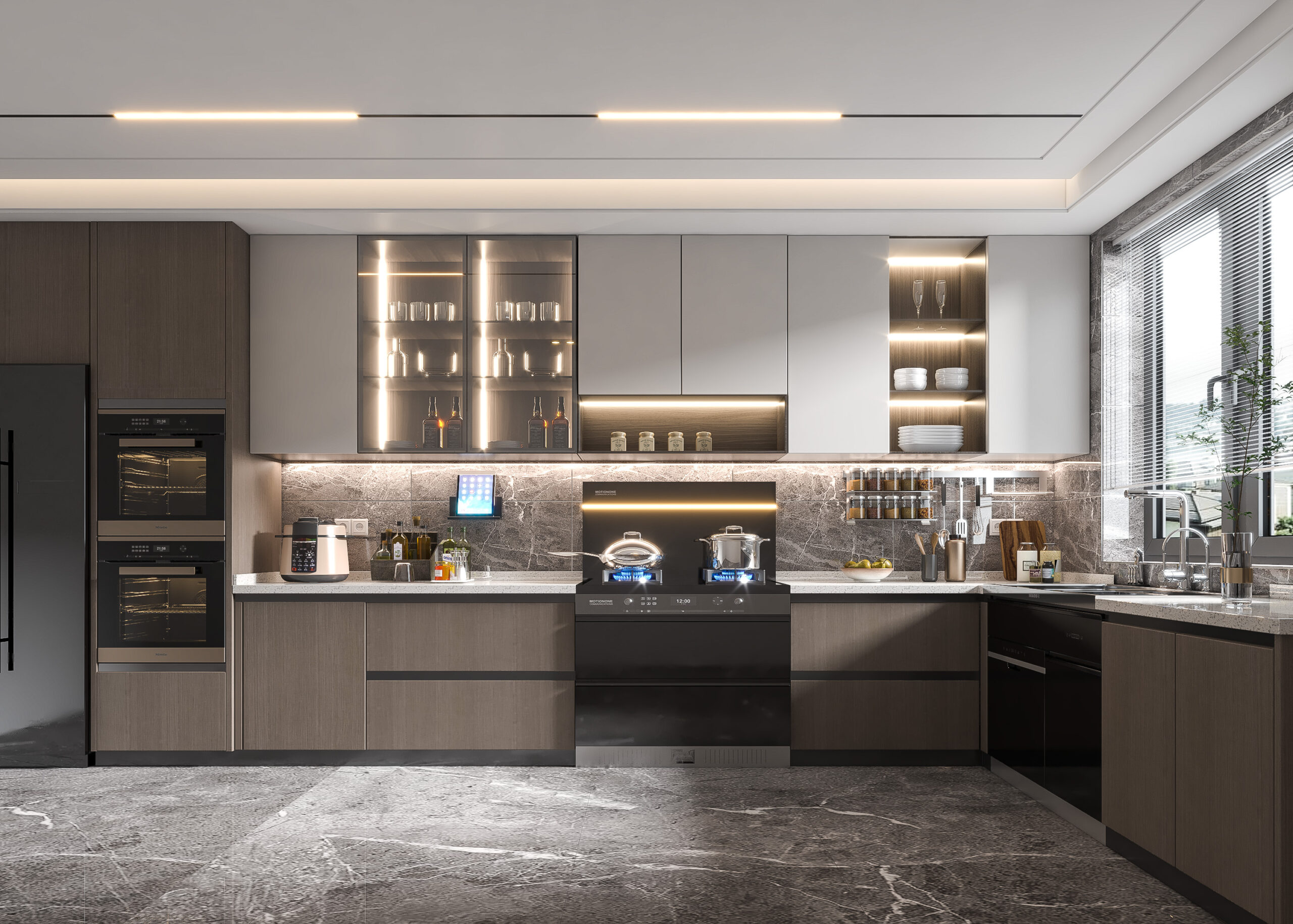 Custom Modern Kitchen Cabinets – Sleek, Durable & Space-Efficient